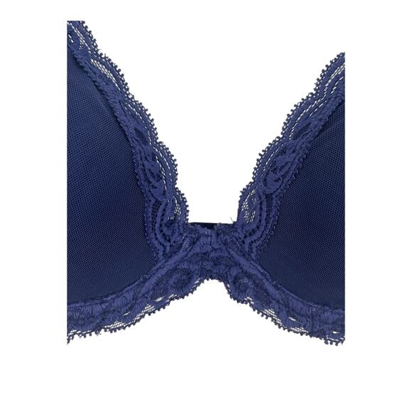 Natori bra 730023 Feathers underwire contour blue size 32D - Picture 4 of 9